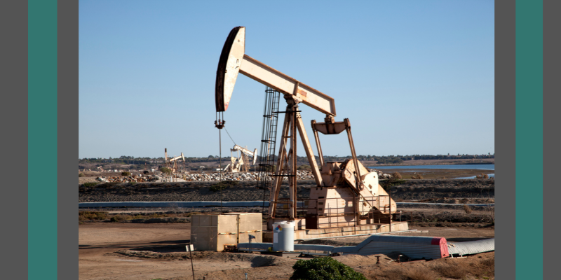 oil drilling in rural area